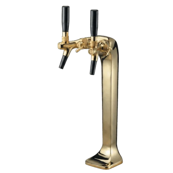 Prince 2-tap draft beer tower with faucets