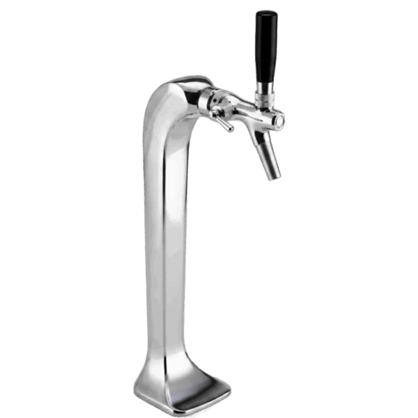 Prince single-tap draft beer tower with faucet